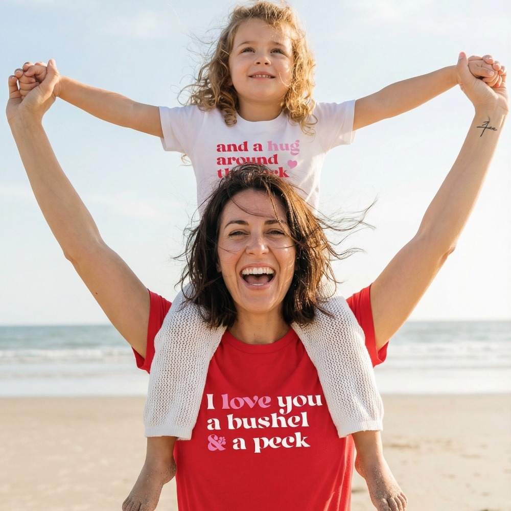 I Love You a Bushel and a Peck Mom&Me Shirt