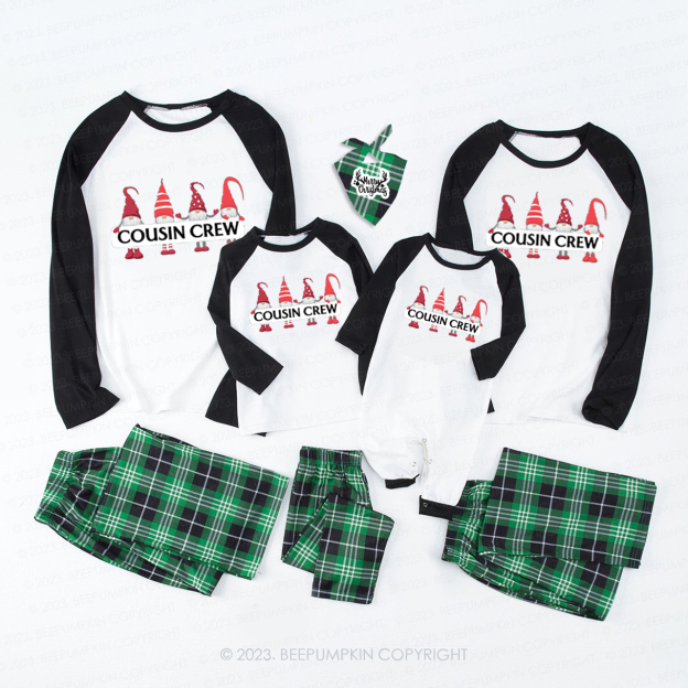 2023 Christmas Cousin Crew Matching Pajamas For Family Beepumpkin