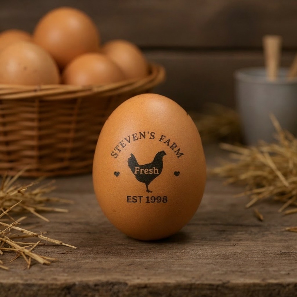Personalized Egg Stamp For Farm Fresh Eggs
