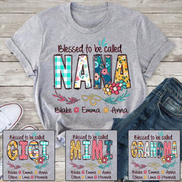 Personalized Fall Family Matching Grandparents Shirt