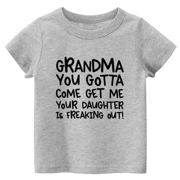Personalized You Gotta Come Get Me Your Daughter Is Freaking Out Toddler&Kids Tees 7