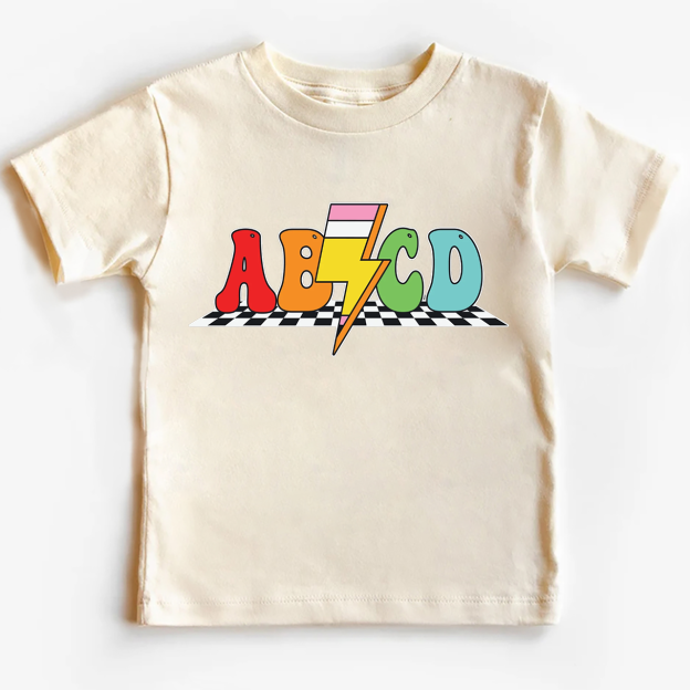 Personalized Alphabet Back To School Toddler&Kids Tees 