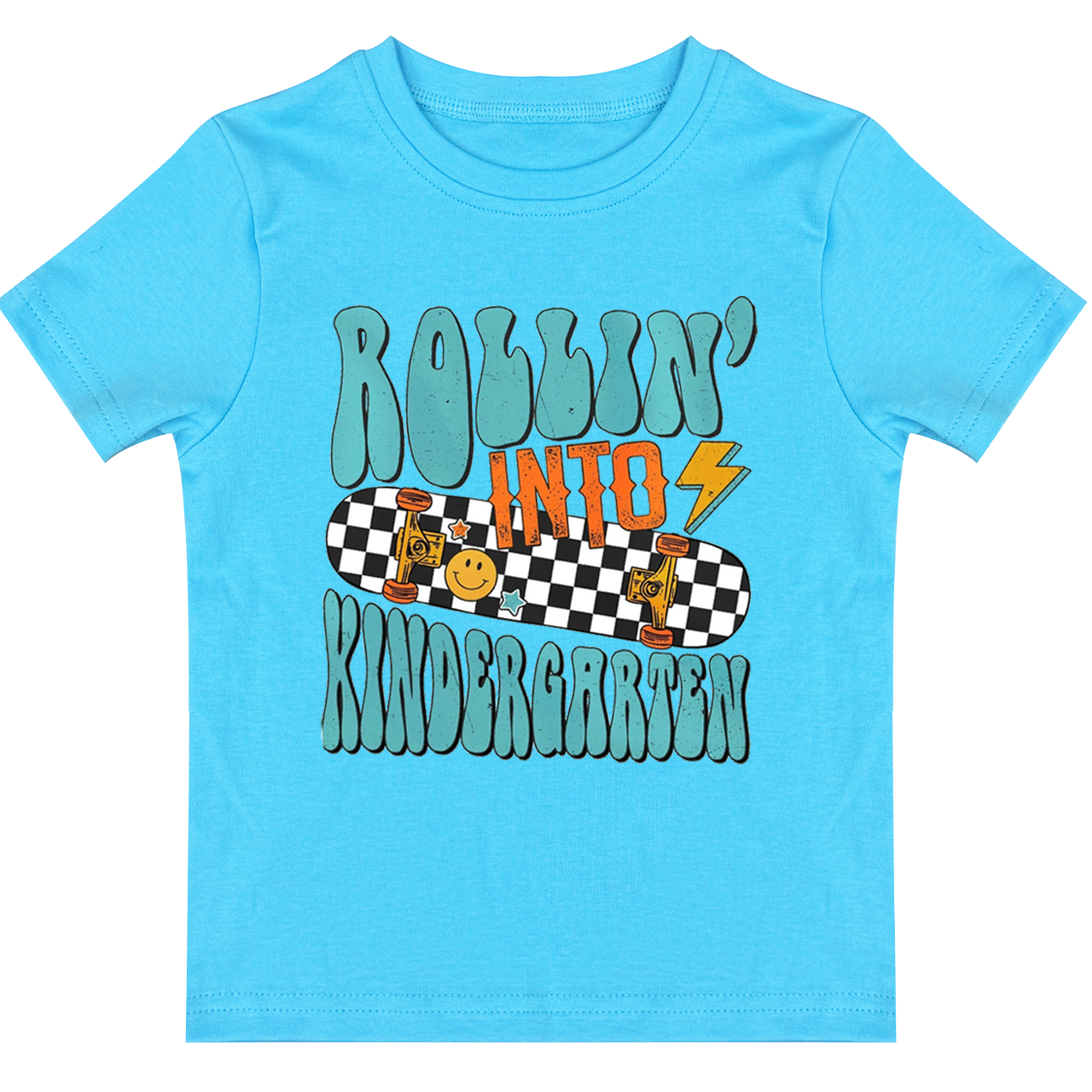 Rolling Into Kindergarten Toddler&Kids Tees 