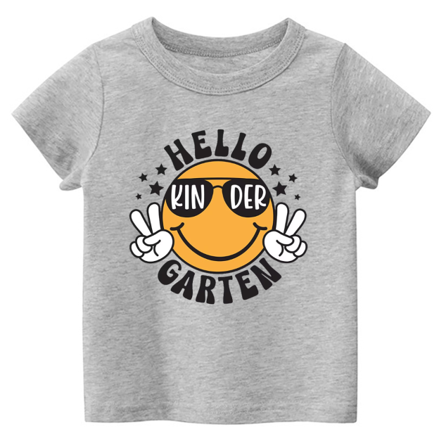 Hello Kindergarten Toddler&Kids Tees 