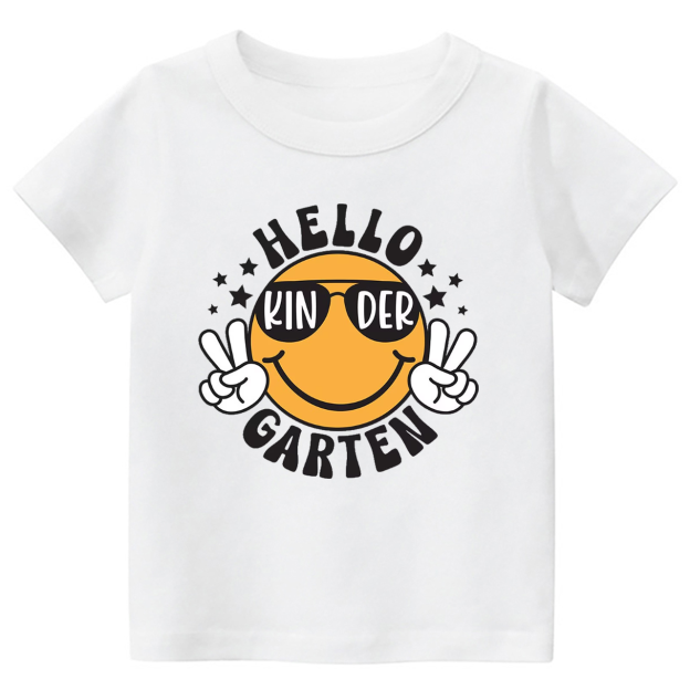 Hello Kindergarten Toddler&Kids Tees 