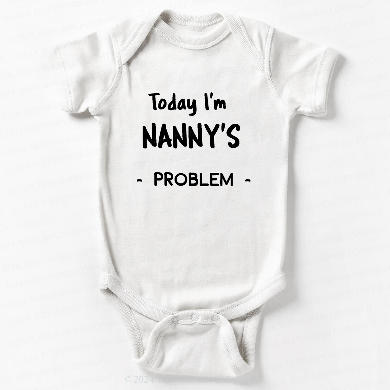 Personalized Today I'm Problem' Baby Bodysuit 7