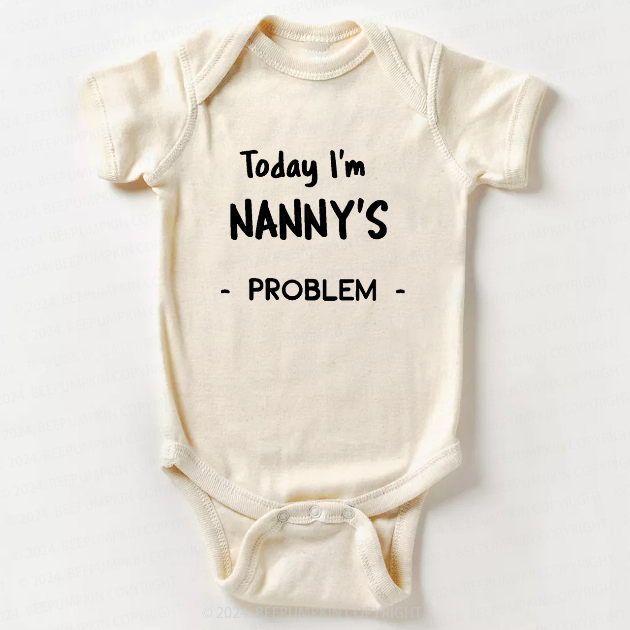 Personalized Today I'm Problem' Baby Bodysuit 7