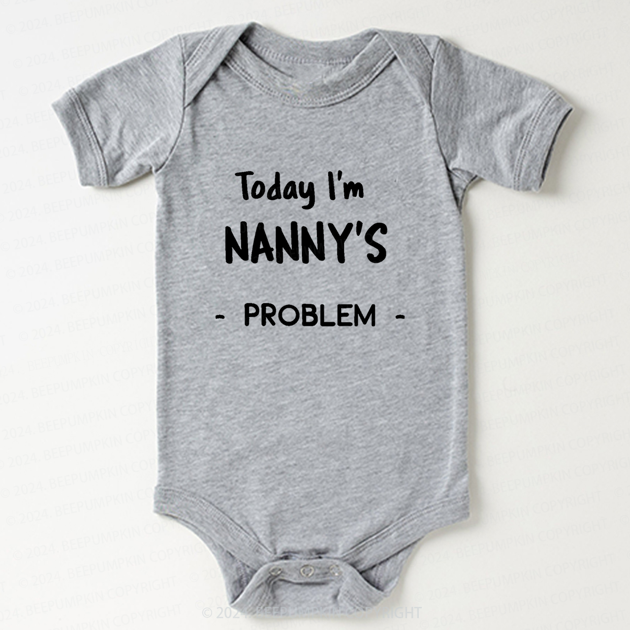 Personalized Today I'm Problem' Baby Bodysuit 7