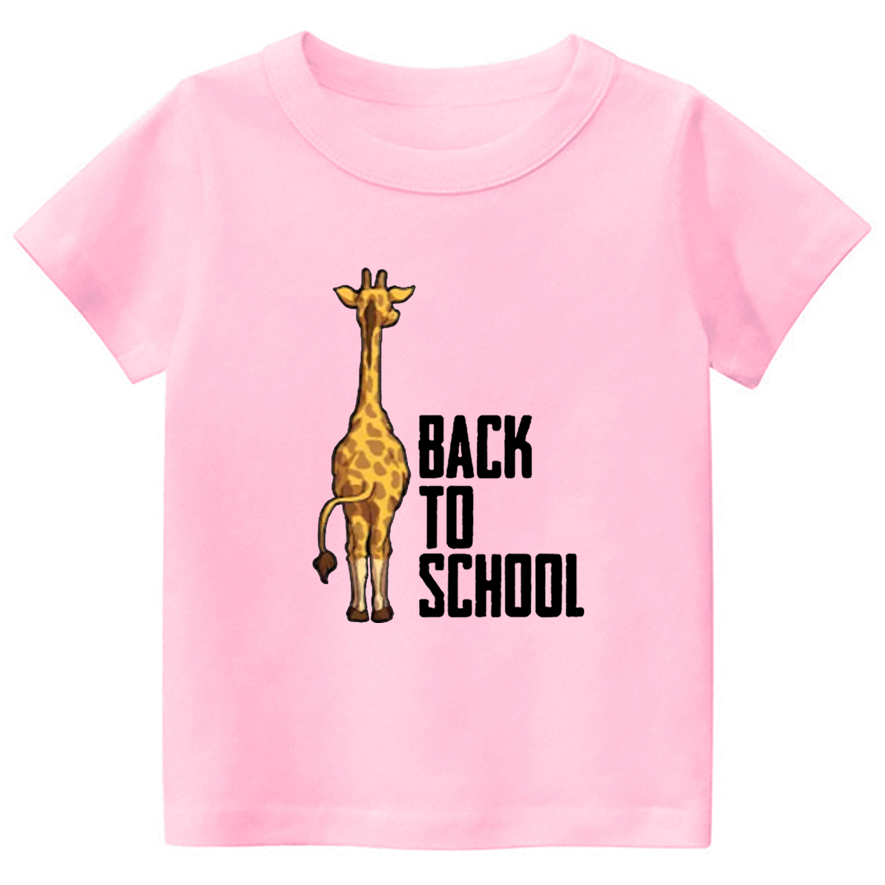 Giraffe Back To School Toddler&Kids Tees 