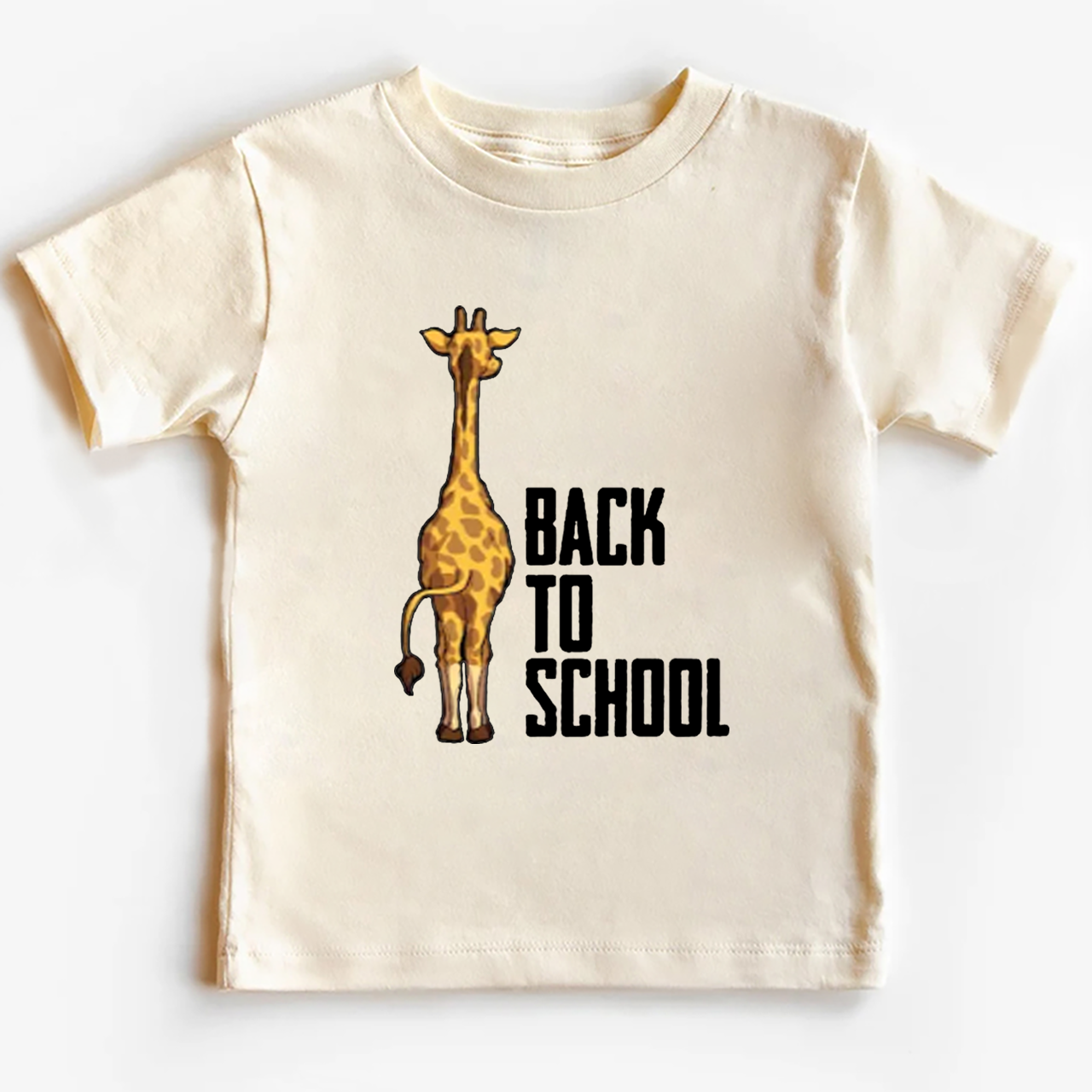 Giraffe Back To School Toddler&Kids Tees 