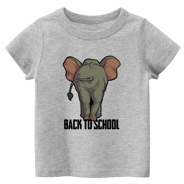 Elephant Back To School Toddler&Kids Tees 