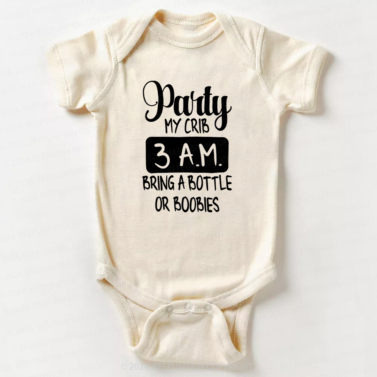 Party At My Crib Bodysuit For Baby