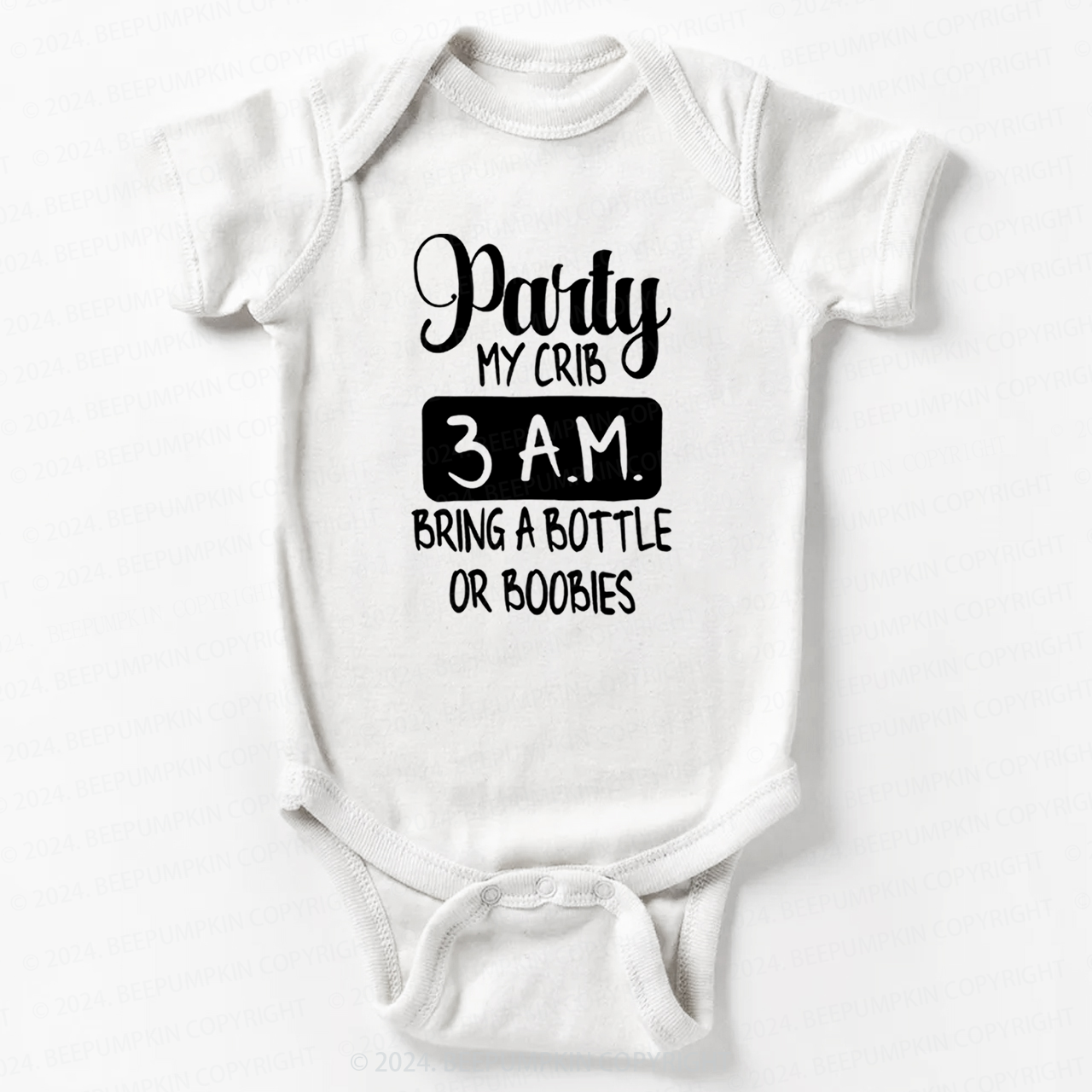 Party At My Crib Bodysuit For Baby