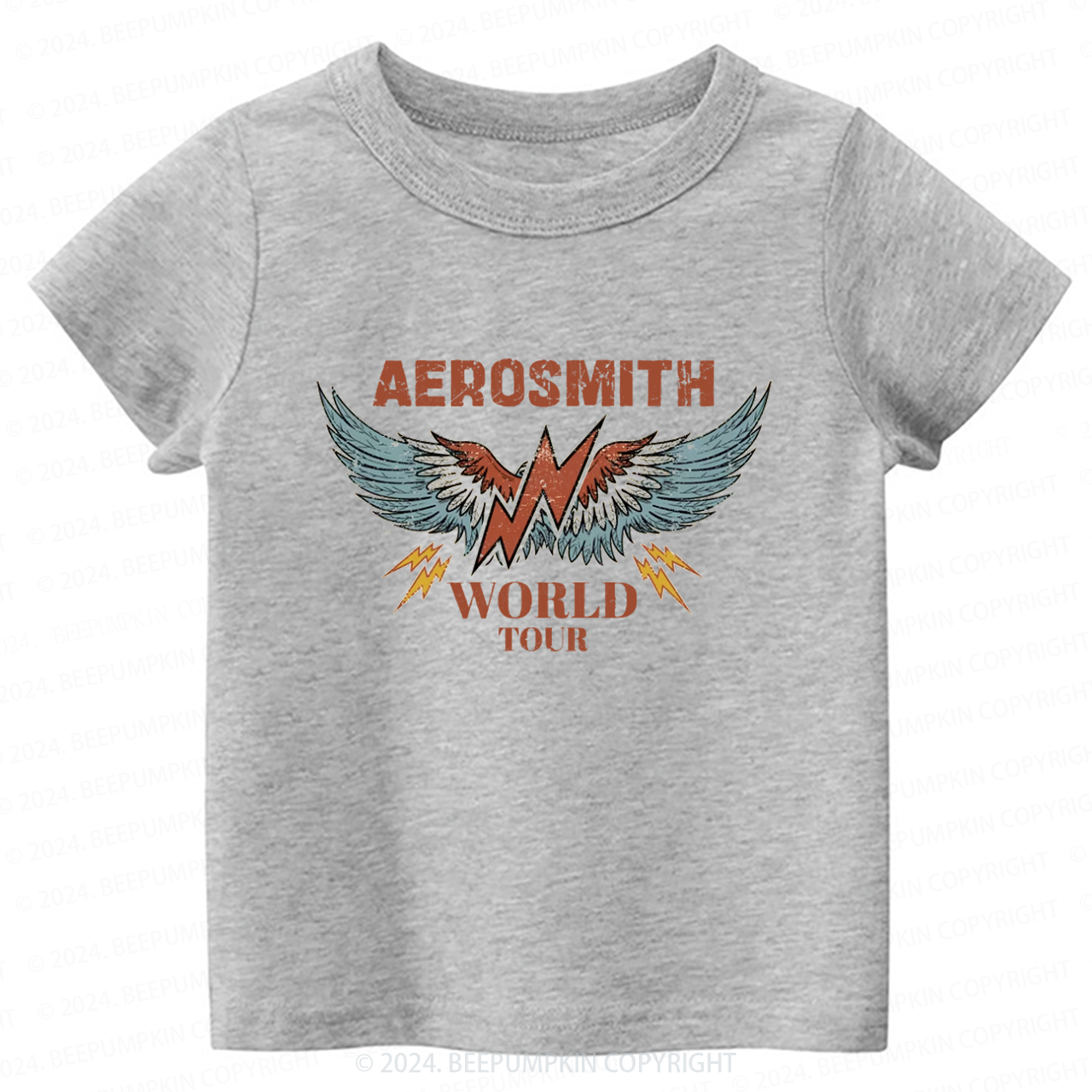 Rock n Band Band Wings Toddler&Kids Tees 8