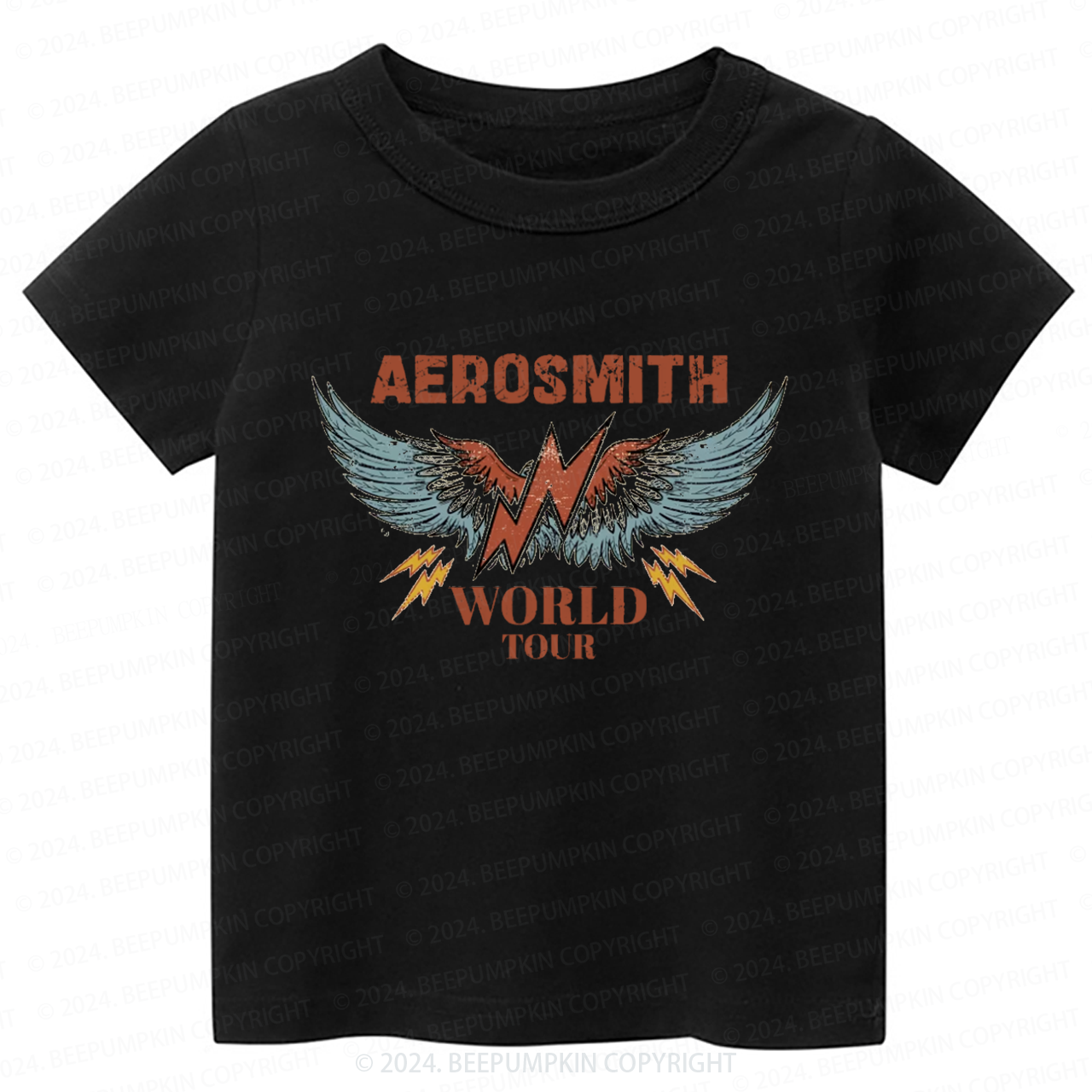 Rock n Band Band Wings Toddler&Kids Tees 8