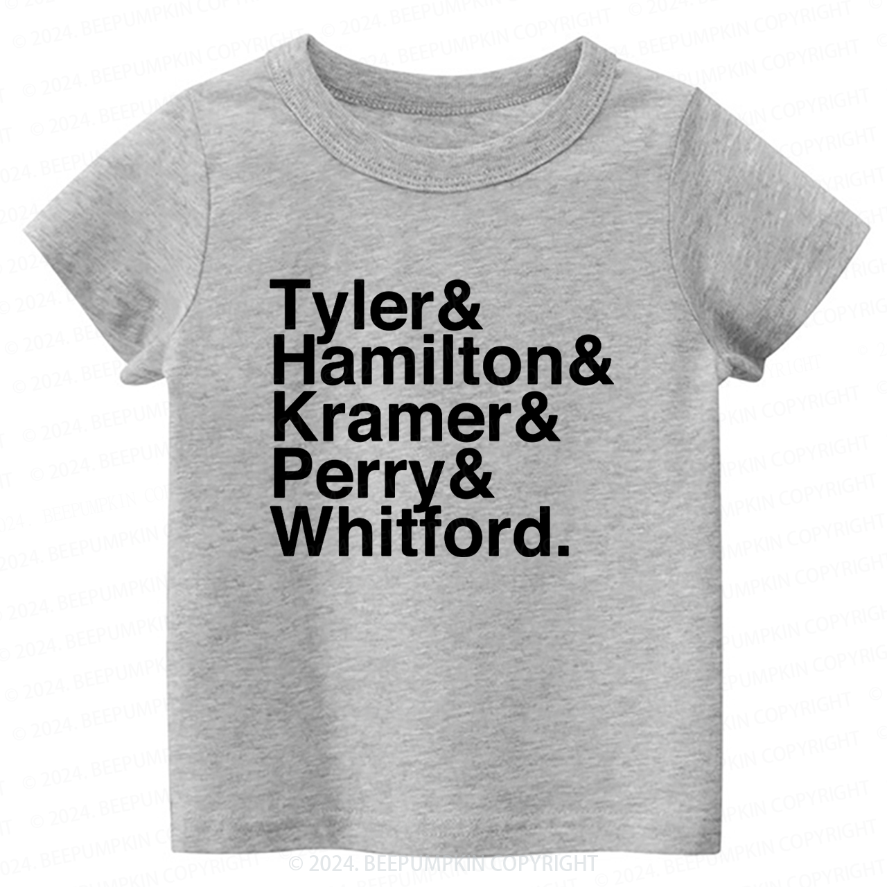 Cool Rock n Band Band Members Toddler&Kids Tees 8