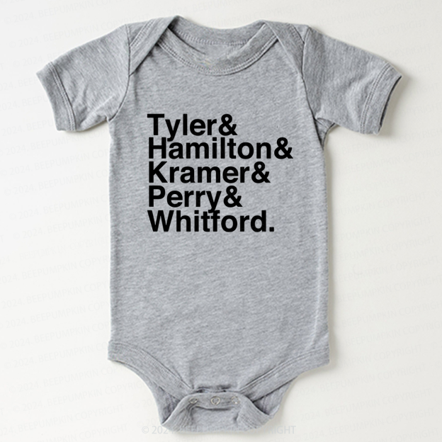 Cool Rock n Band Band Members Bodysuit For Baby 8 