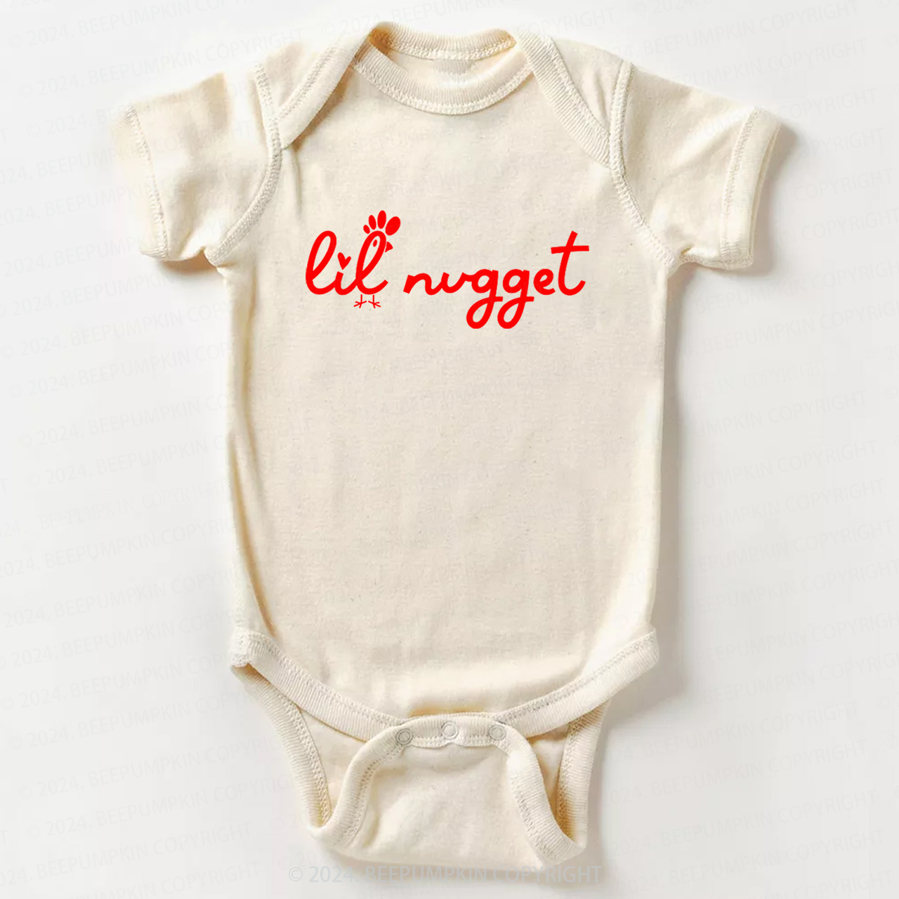 Lil Nugget Chicken Baby Bodysuit 7