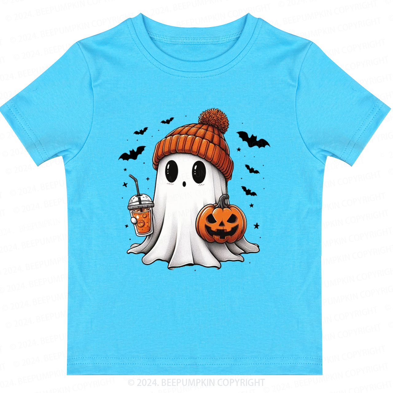 Halloween Cute Ghost Toddler&Kids Tees 