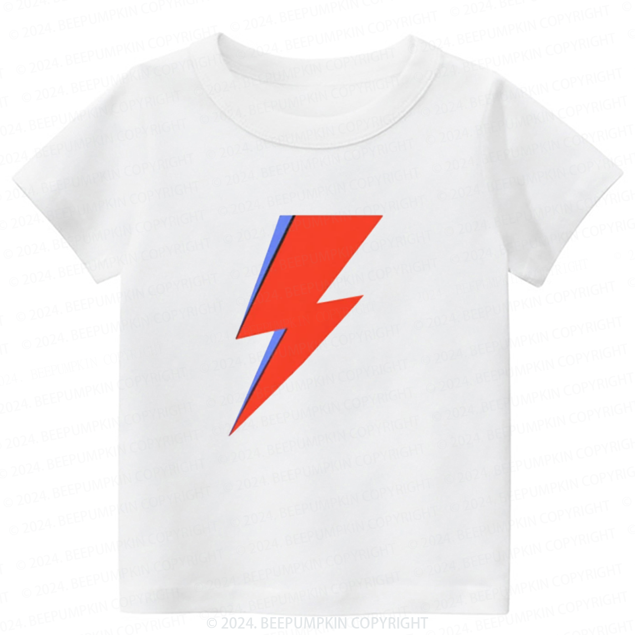 Red And Blue Lightning Toddler&Kids Tees 8