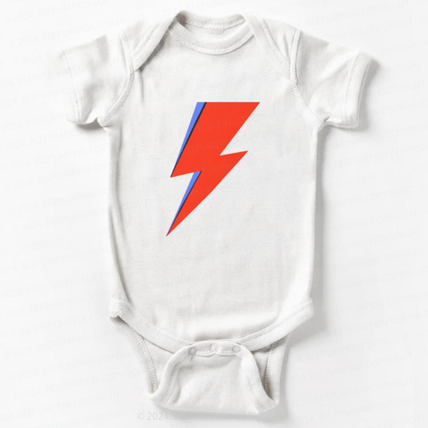 Red And Blue Lightning Bodysuit For Baby 8 