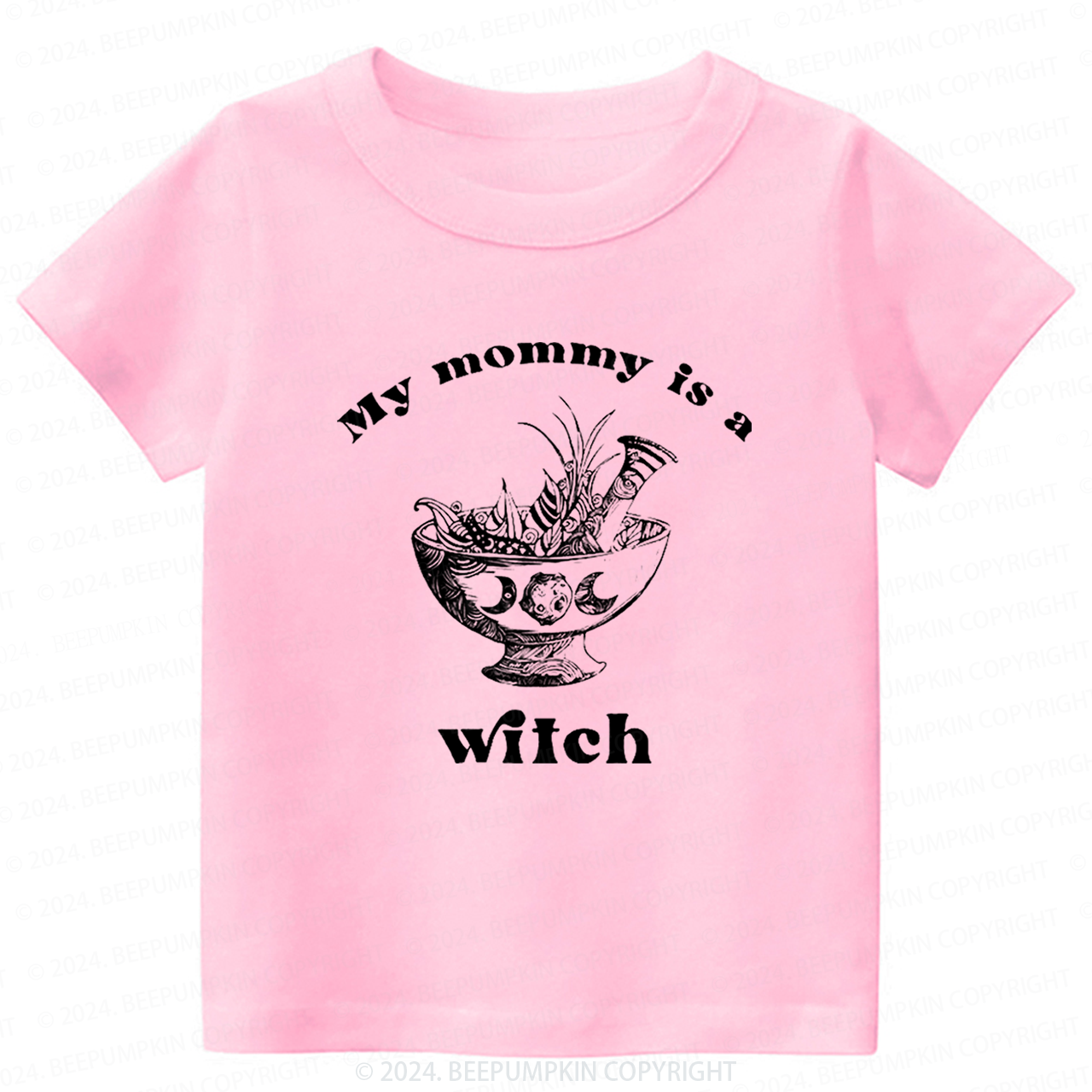 Gothic Mommy Is A Witch Toddler&Kids Tees 8