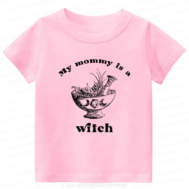 Gothic Mommy Is A Witch Toddler&Kids Tees 8