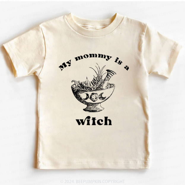 Gothic Mommy Is A Witch Toddler&Kids Tees 8