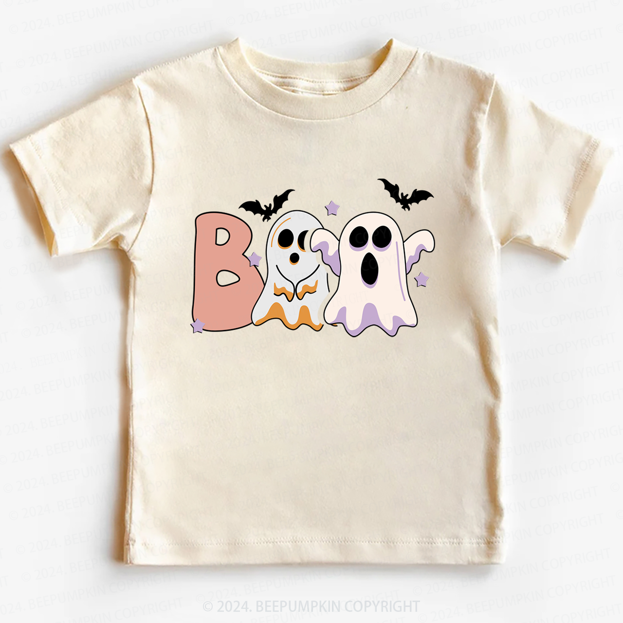 BOO Ghost Halloween Toddler&Kids Tees 