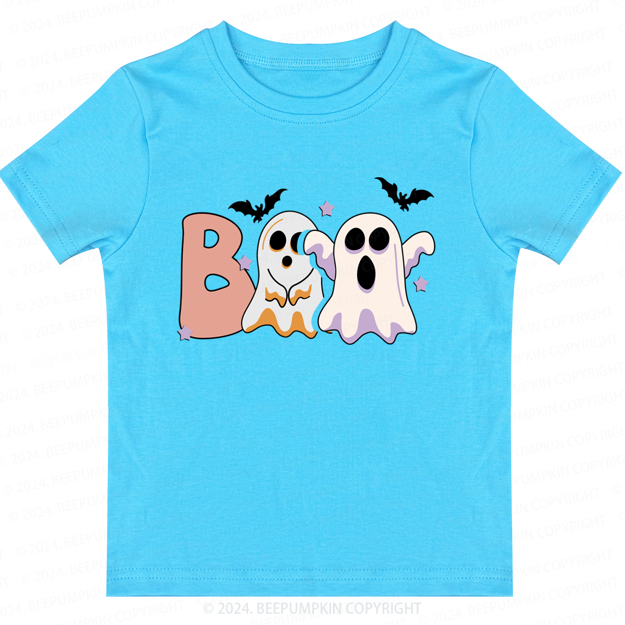 BOO Ghost Halloween Toddler&Kids Tees 