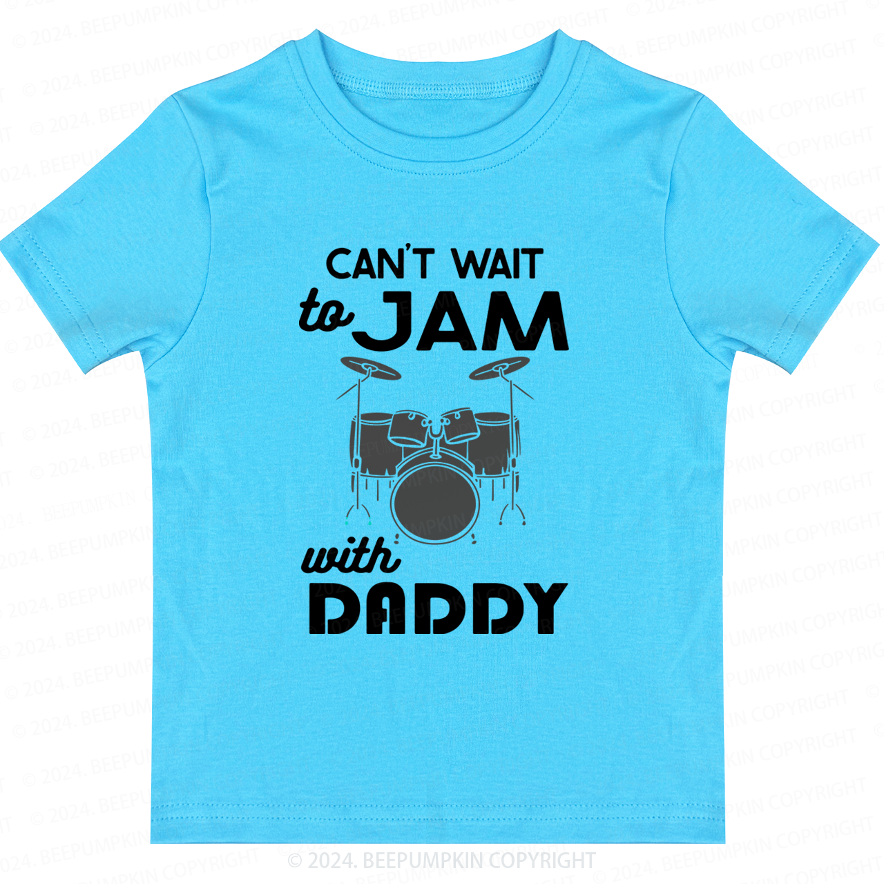 Can't Wait To Jam With Daddy Toddler&Kids Tees 8 