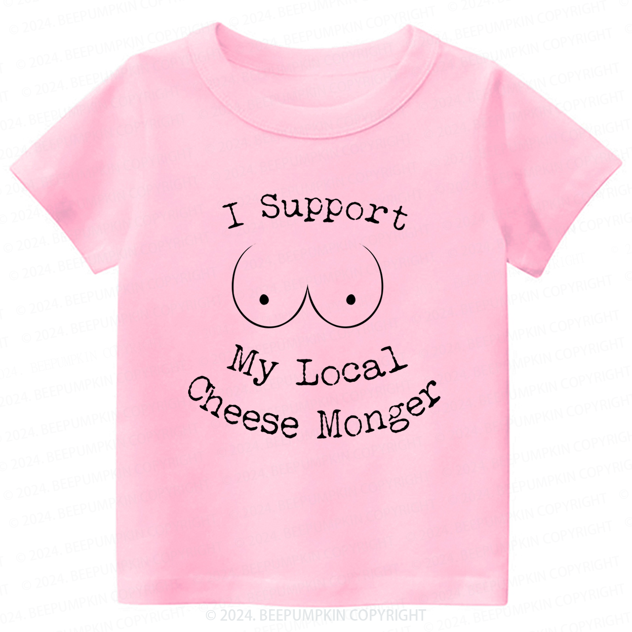 I Support My Local Cheese Monger Toddler&Kids Tees 7