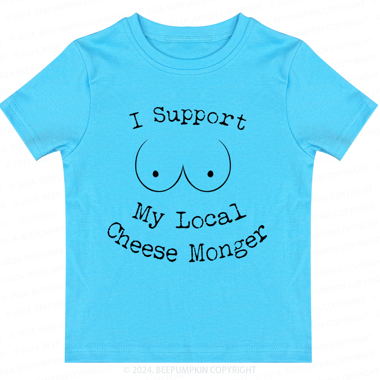 I Support My Local Cheese Monger Toddler&Kids Tees 7