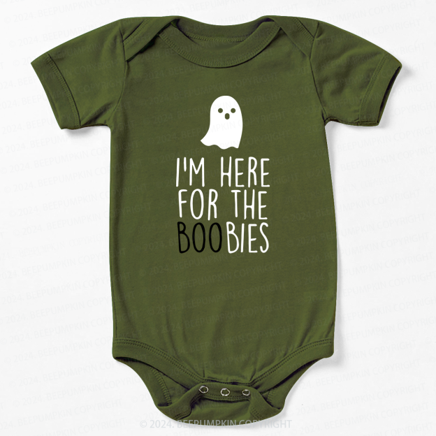 I'm Here For The Boobies Halloween Bodysuits