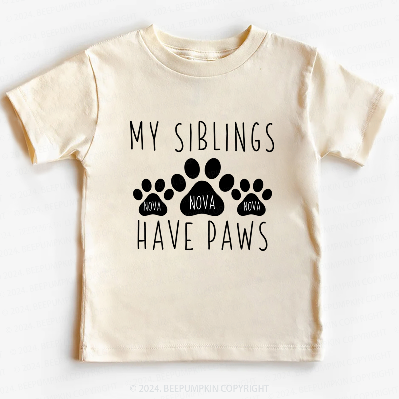 My Siblings Have Paws Toddler&Kids Tees 8 