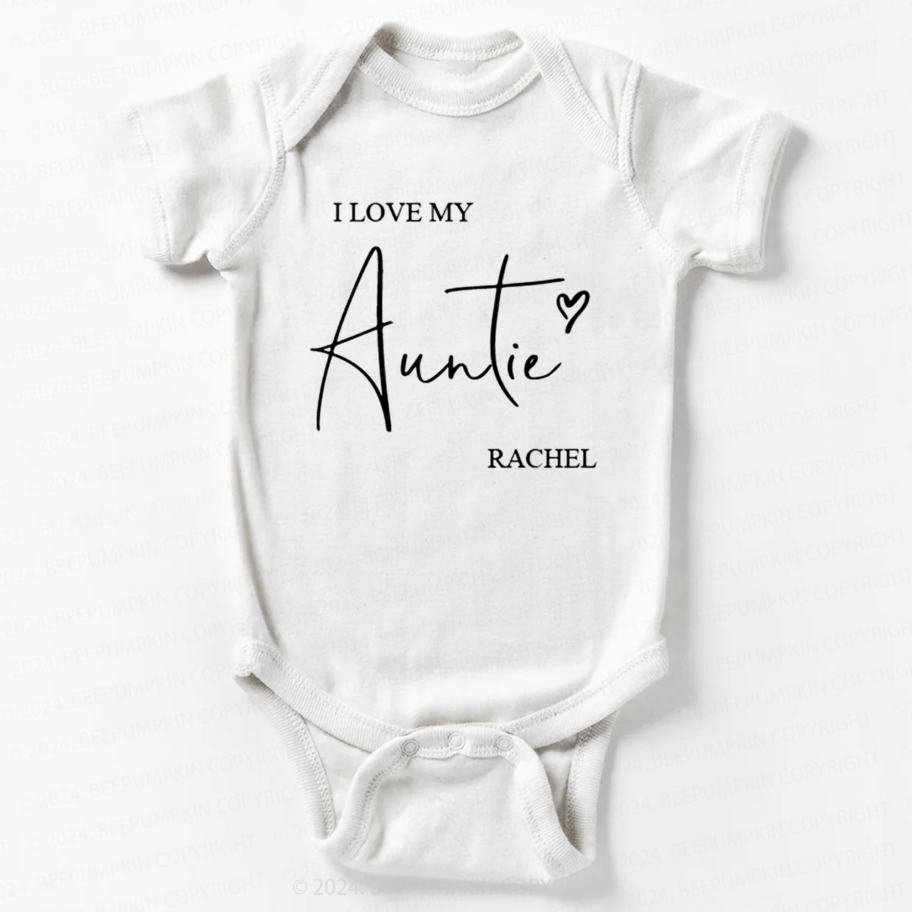 Personalized I Love My Baby Bodysuit