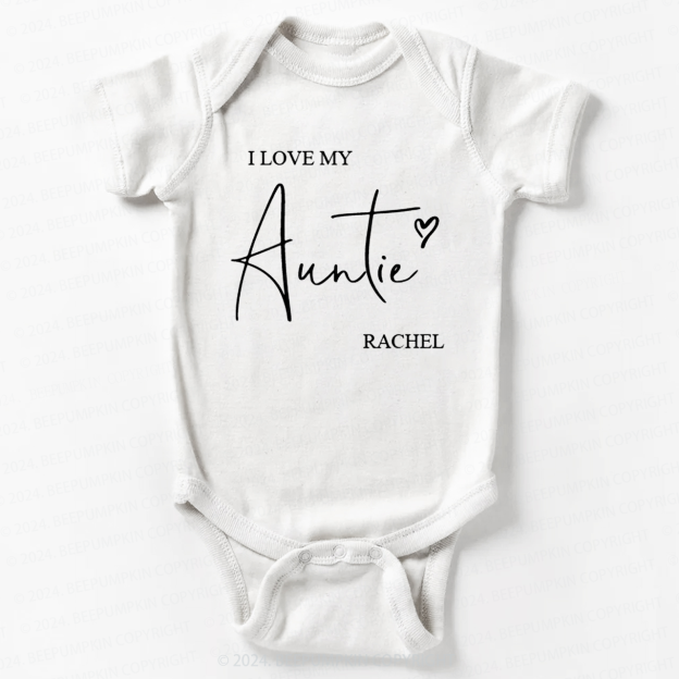 Personalized I Love My Baby Bodysuit