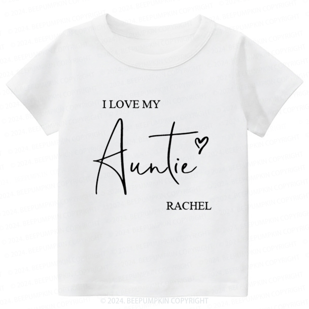 Personalized I Love My Toddler&Kids Tees 