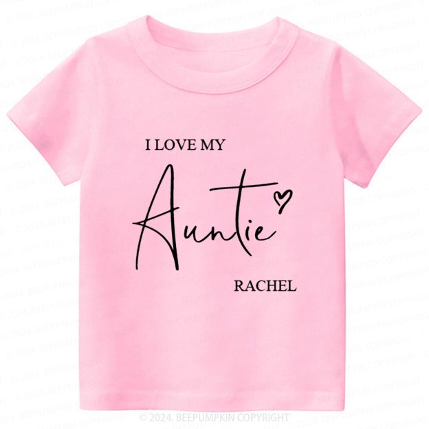 Personalized I Love My Toddler&Kids Tees 