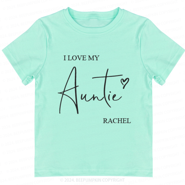 Personalized I Love My Toddler&Kids Tees 