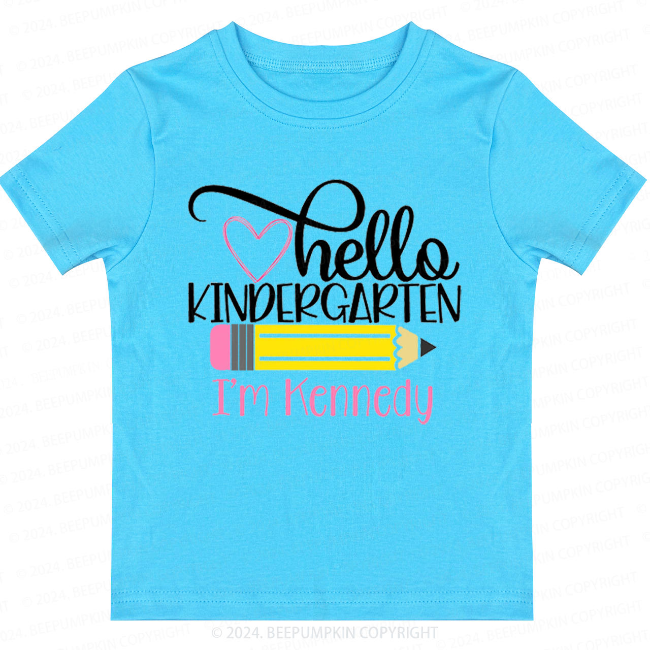 Personalized Pencil Toddler&Kids Tees 