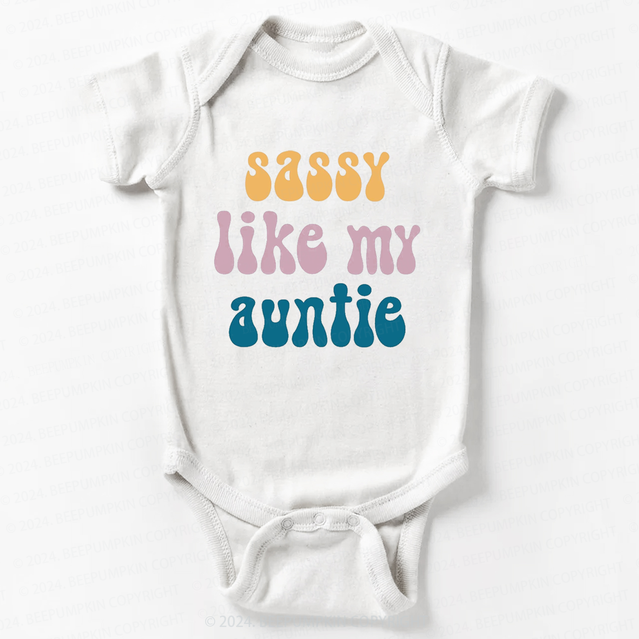 Sassy Like My Auntie Baby Bodysuit 7