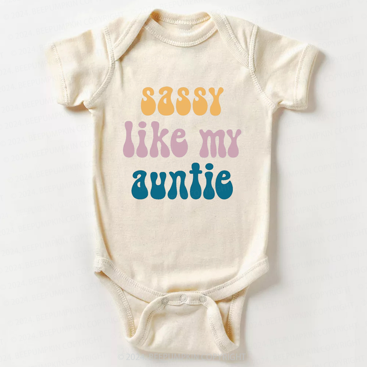 Sassy Like My Auntie Baby Bodysuit 7