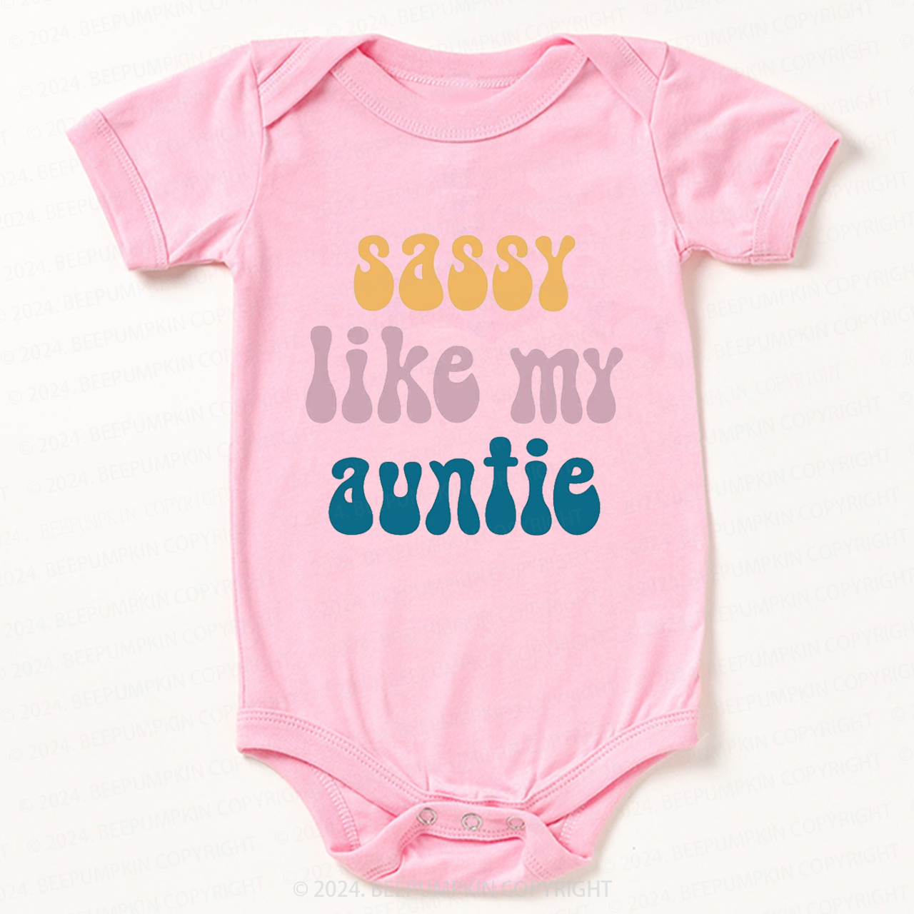 Sassy Like My Auntie Baby Bodysuit 7