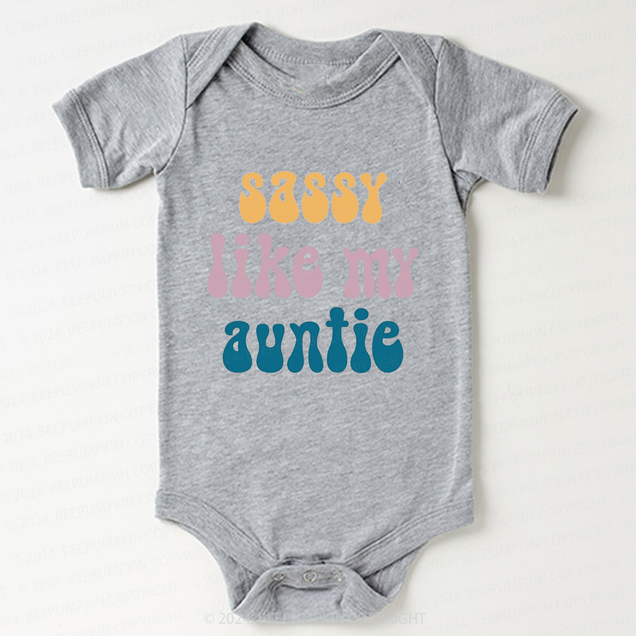 Sassy Like My Auntie Baby Bodysuit 7