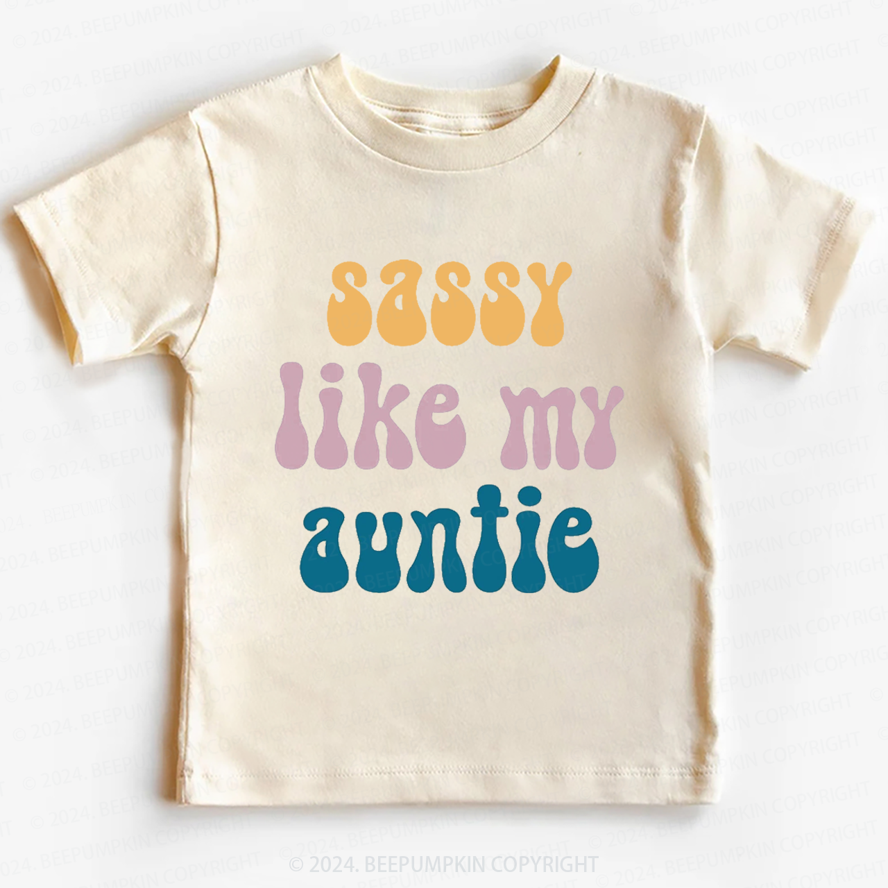 Sassy Like My Auntie Toddler&Kids Tees 7