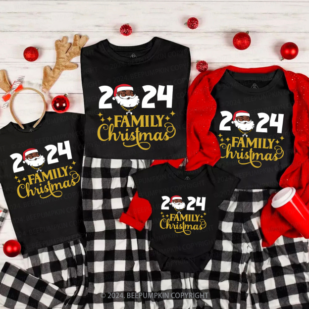 Santa Family Christmas 2024 Party Shirts Beepumpkin