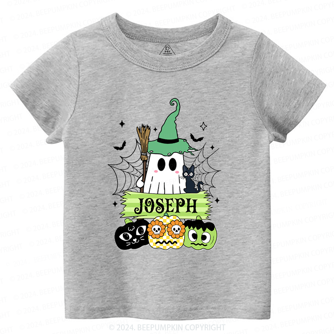 Personalized Halloween Name Toddler&Kids Tees 