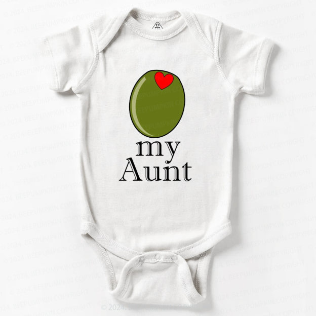 Olive My Aunt Baby Bodysuit 7