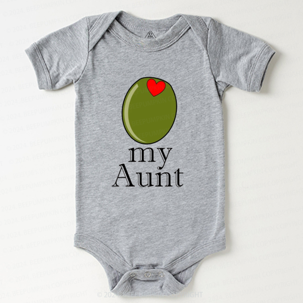 Olive My Aunt Baby Bodysuit 7